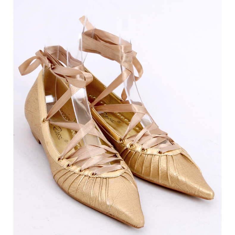 Balerinke s vrpcom oko gležnja 391029-2 Bronca žuta boja