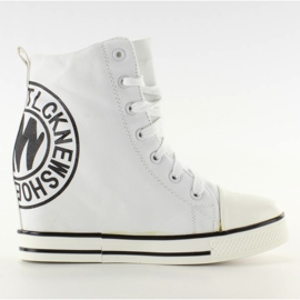 Platnene tenisice TL251 bijele bijela crno