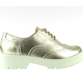 Cipele s visokim potplatom Lbs1203 zlato zlatni