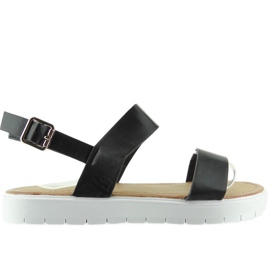 Crne sandale na sportskom potplatu LC-7 crna