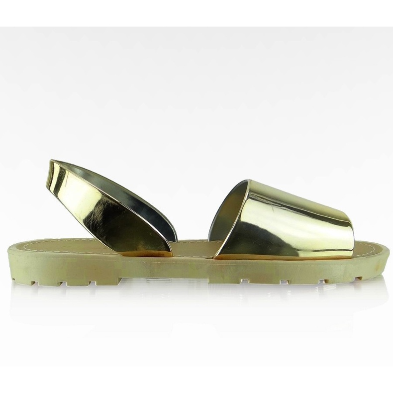 Sandale ogledalo u stilu T-9117 Bež žuta boja