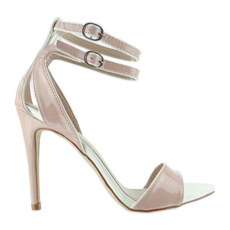 Prekrasne sandale na visokoj potpetici A958 Pink ružičasta