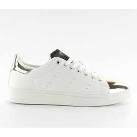 Sportske cipele ogledalo prstiju Q56 Bijelo / Zlatno žuta boja bijela