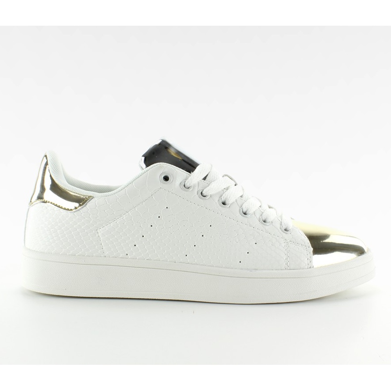 Sportske cipele ogledalo prstiju Q56 Bijelo / Zlatno žuta boja bijela