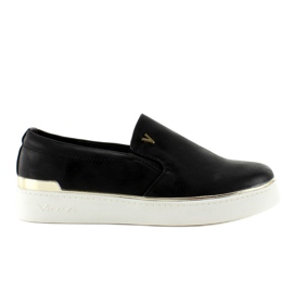 Slip-on s metalnim obrubom 786 Black crna