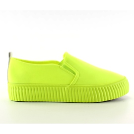 Klizajte na visokom rebrastom potplatu GF-40 žuta boja