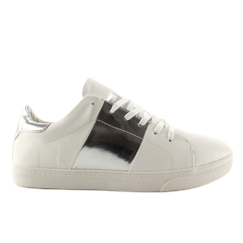 Tenisice s metalnim stranicama G130 Silver siva bijela