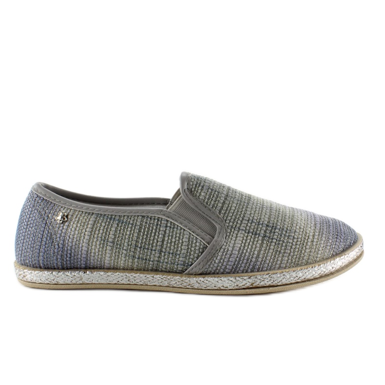Elegantne sive slip-on tenisice u nijansi plava siva