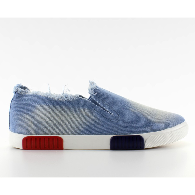 Šarene PU tenisice za potplat BL65 L. Plava