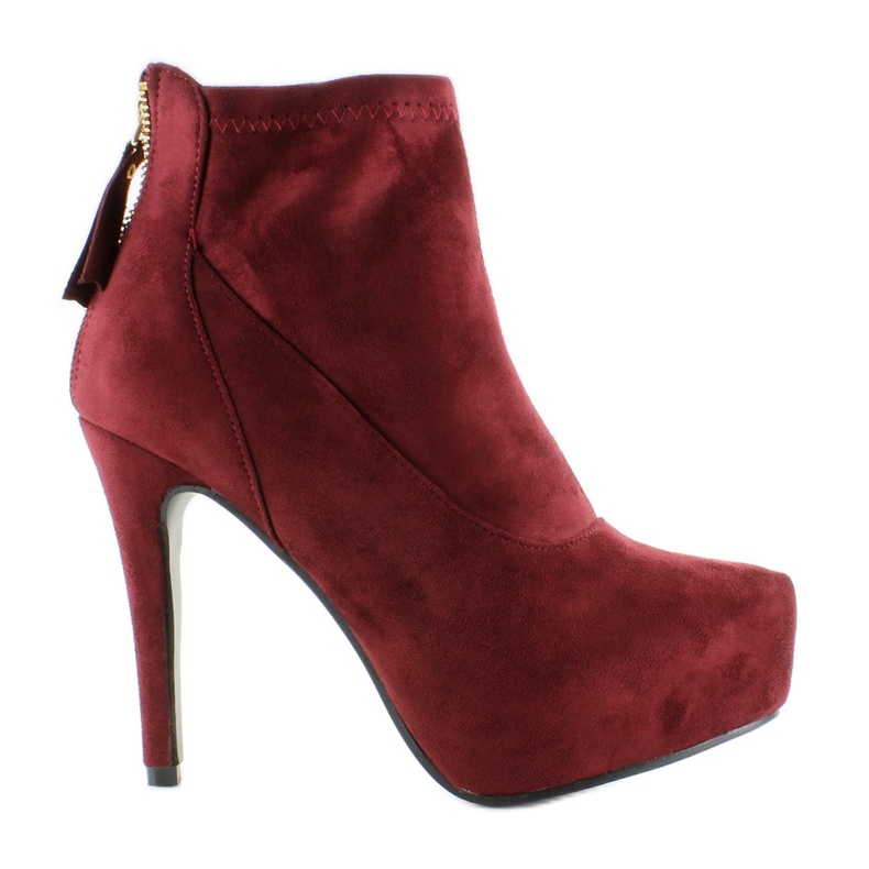 Antilop čizme na platformi Jw-8F8520 crvena