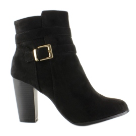 Antilop čizme na visoku petu SQ06 Crna