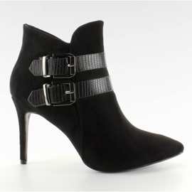 Čizme s 4087 crnim zmijskim prugama crno