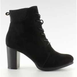 Čipkasta antilop koža C306 Crna crno