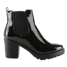 Lakirane skitnice KA-782P-3 Crna