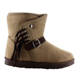 Ženska emusy s resama K1661504 Taupe bež