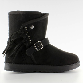 Ženska obuća s resicama K1661504 crnac