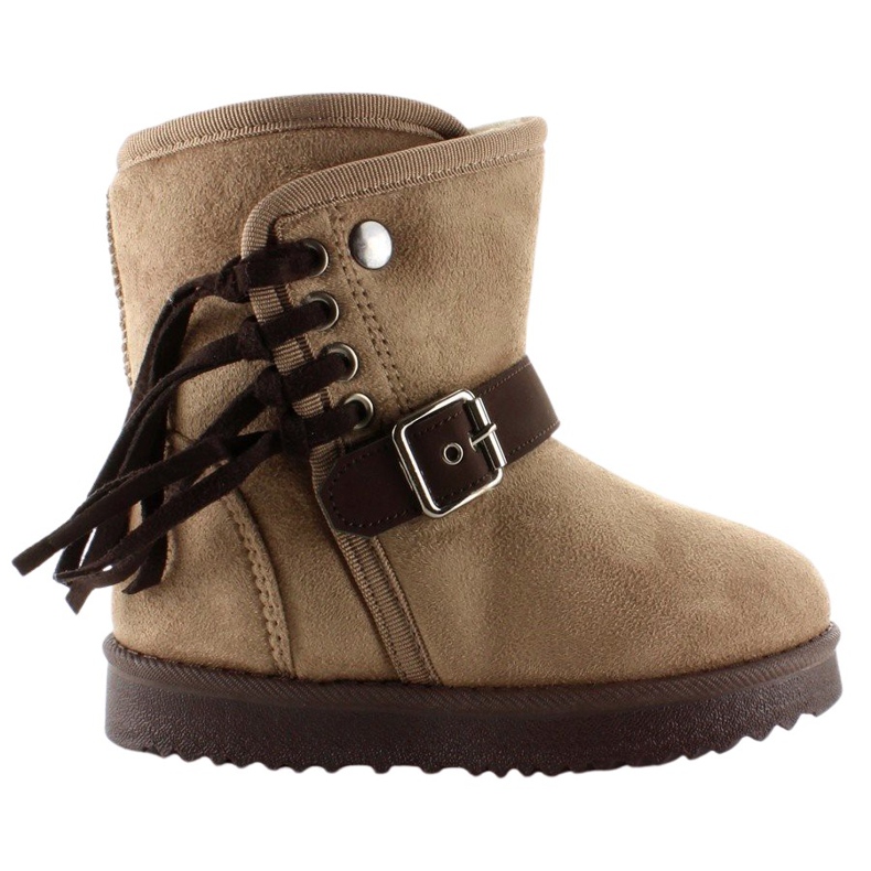 Dječji Emuski s Frędzlami K1647404 Taupe bež