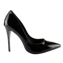 Jednostavni lakirani E396 Crni klinovi crna