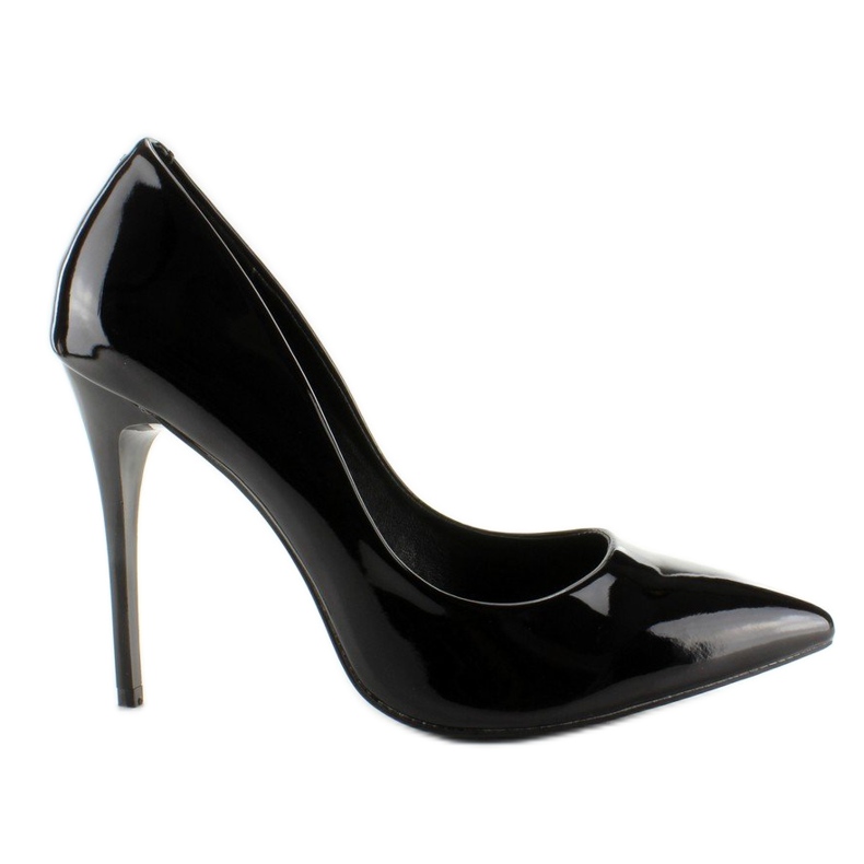 Jednostavni lakirani E396 Crni klinovi crno