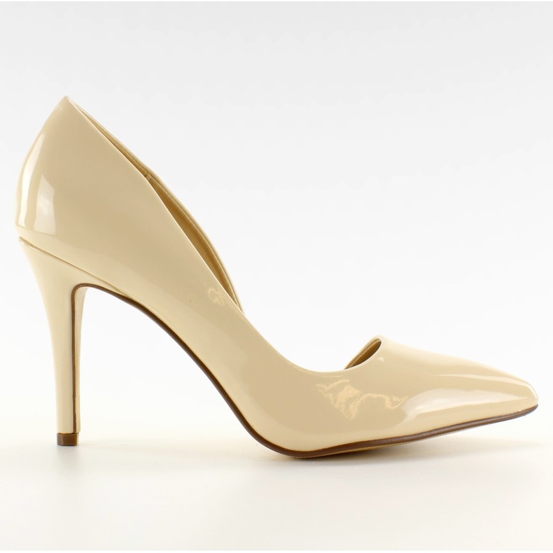 Pastelne asimetrične potpetice C26P Bež