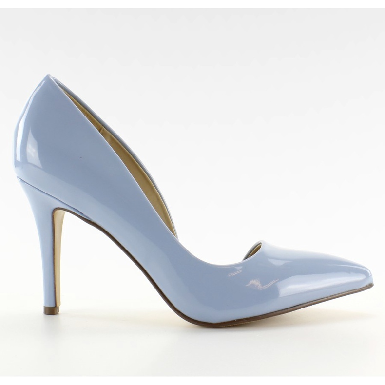 Pastelne asimetrične potpetice C26P Plava