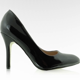 Klasične zlatne cipele s visokom petom 200-106 crne crna