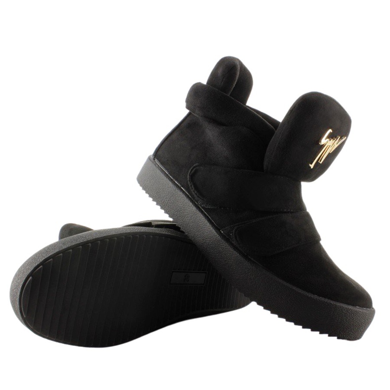 GF-jx29 Crne tenisice od antilopa crno