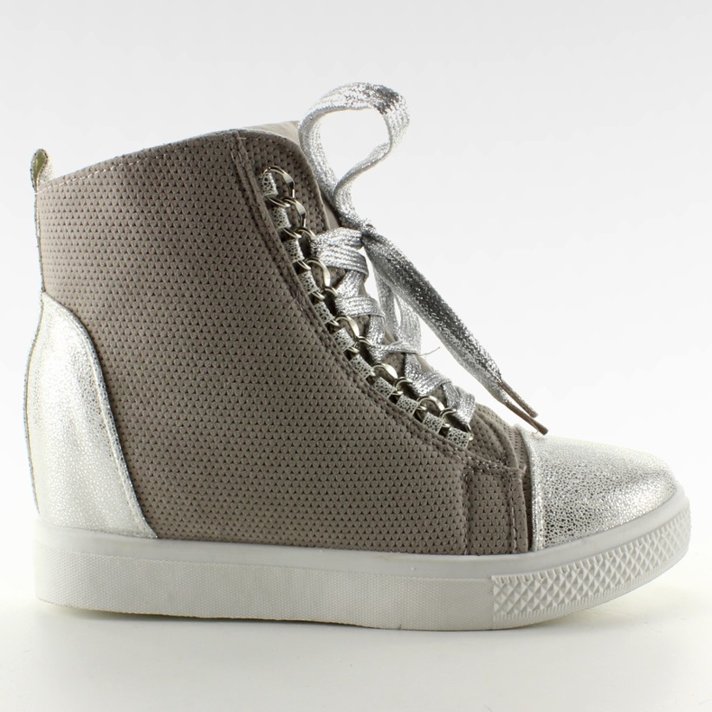 Tenisice s lančićima R72 Siva3 / Srebrna