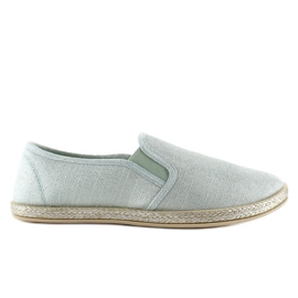 Slip-on espadrile glamour JX16 Green zelena