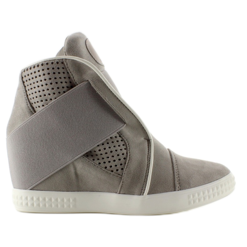 Tenisice s bijelim obrubama 1142 D. Siva