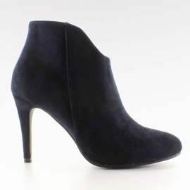 Čizme s izrezanim AT-0592-L plave boje tamnoplava