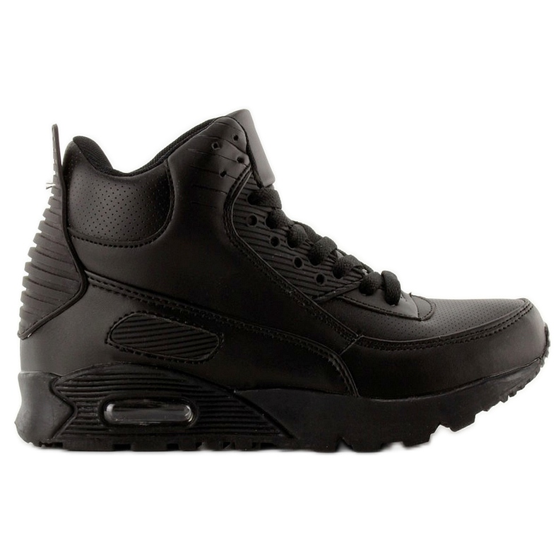 Visoke sportske cipele B3701 crne crno