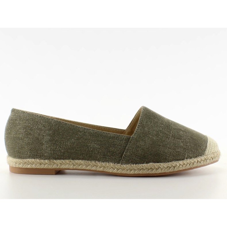Espadrile s platnenim kapicama JH23P Green zelena