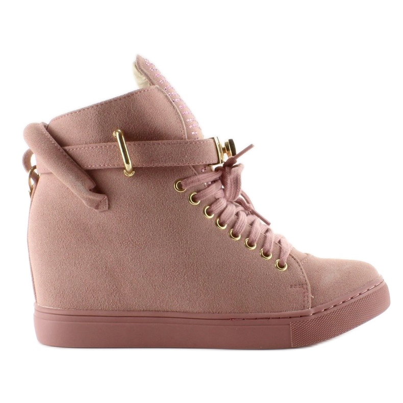 Tenisice s lokotom XW37012-3 Pink Suende ružičasta