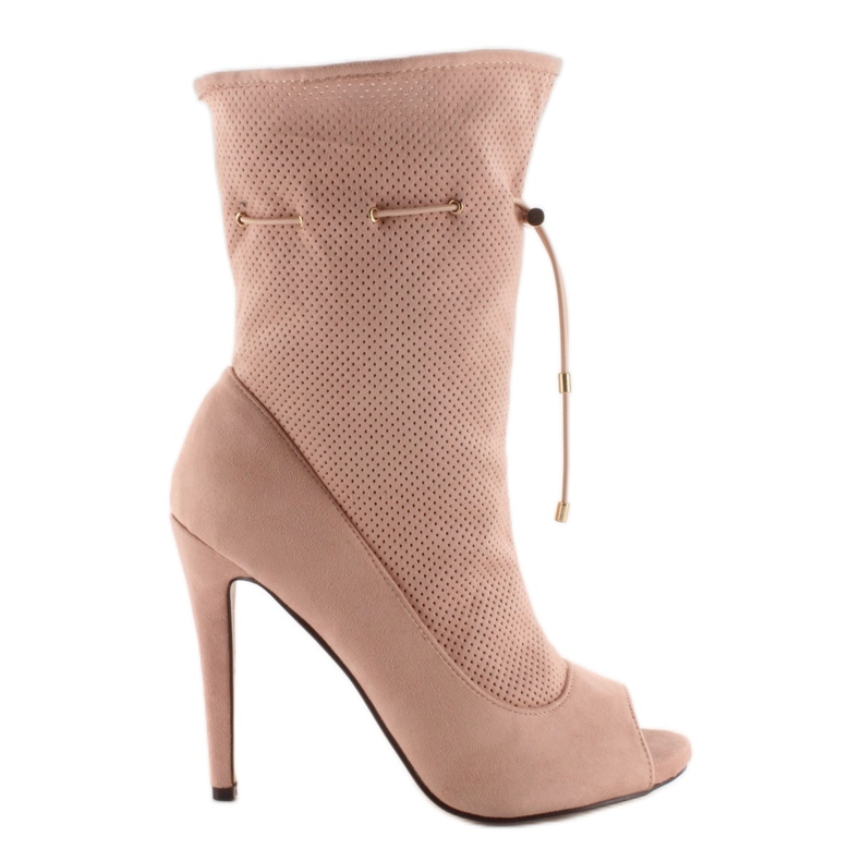 Otvorene čizme SY15 Pink ružičasta