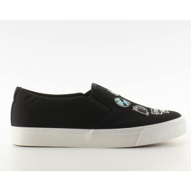 Slip-on tenisice s vezom NB102P Black crna