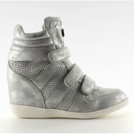 Tenisice s punim licem JT35 srebro siva