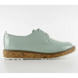 Loaferice s kožnom unutrašnjosti 7153 Plave plava