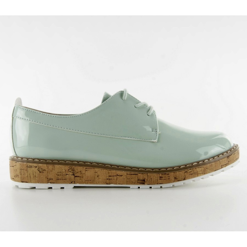 Loaferice s kožnom unutrašnjosti 7153 Plave plava