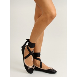 Balerinke s dvostrukom vrpcom 1193 Crna