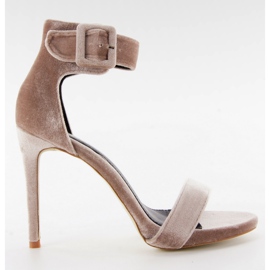 Velvet sandale na M259 Pink višebojan ružičasta