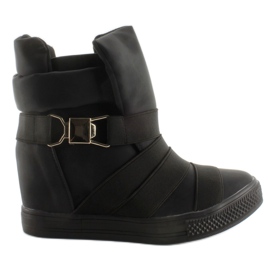 Tenisice s gumenim prugama AF24 crne crna