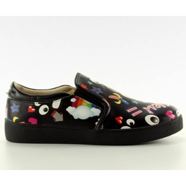 Slipony strip 6120 Crno crna