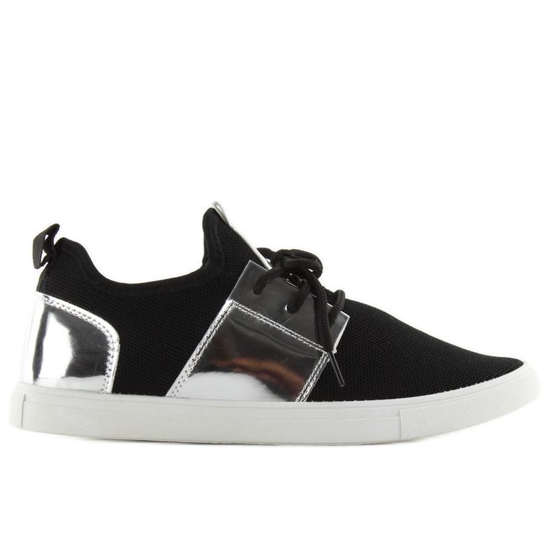 A-120 CRNE / SREBRNE prozračne sportske cipele crno