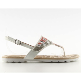 Japanke s G144 bijelim perlama bijela