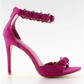 Sandale na igle Smiješne kuglice Ljubičaste ružičasta