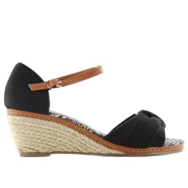 Espadrilles 883-31 crne sandale crna