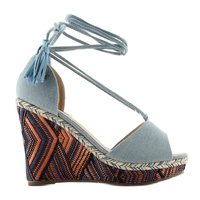 Sandale Wedges Wedges 2075 L. plava