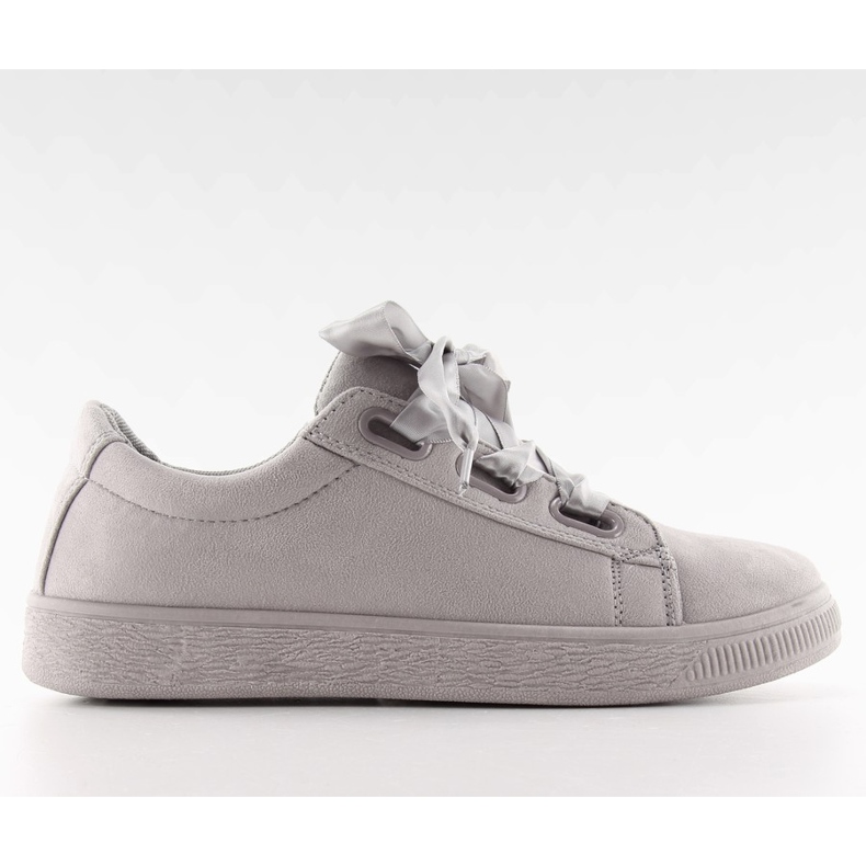 Tenisice sa satenskim vezicama Nb120P siva