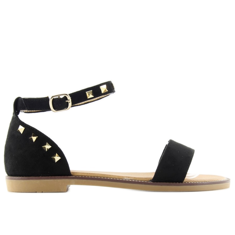 Sandale s čifovima na gležnju s51 crne crno